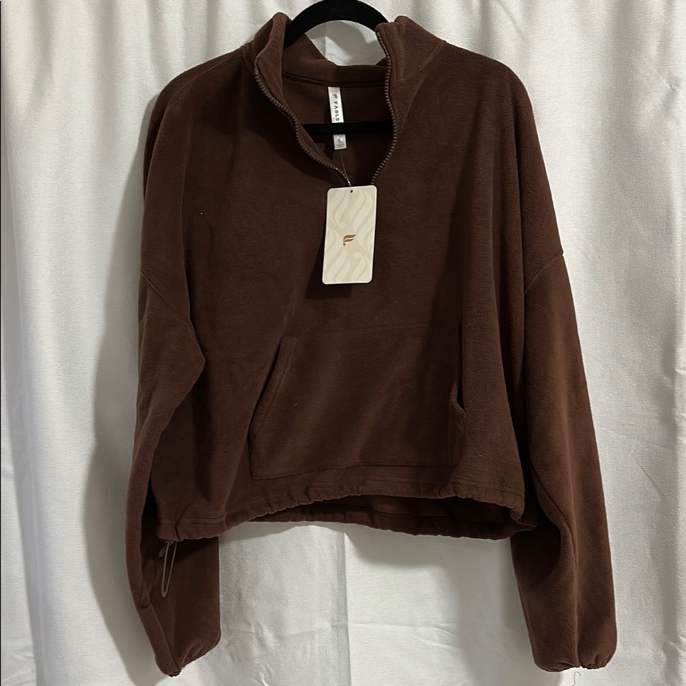 NWT Fabletics quarter zip sweatshirt